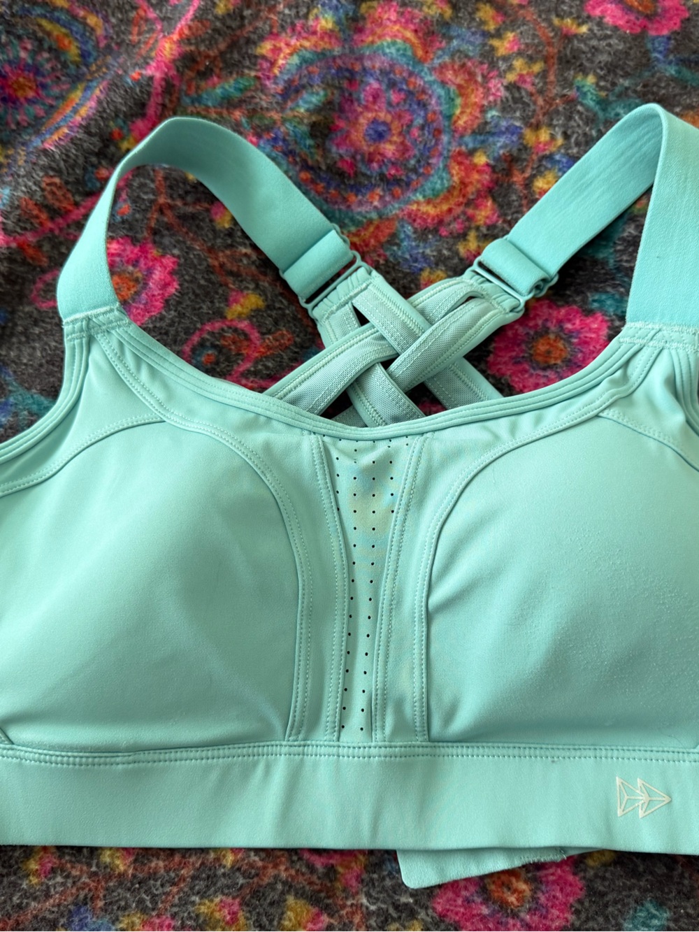 High Impact Sports Bra Mint Green High-Support Sports Bra